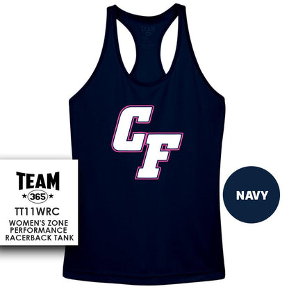 Carolina Force Softball V1 - Performance Women’s Racerback T - MULTIPLE COLORS AVAILABLE - 83Swag