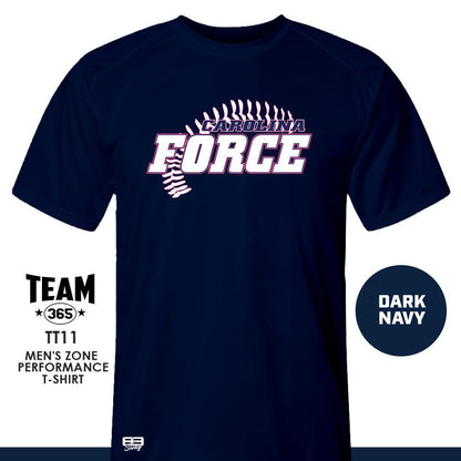 Carolina Force Softball V3 2024 Edition - Crew - Performance T-Shirt - MULTIPLE COLORS AVAILABLE - 83Swag
