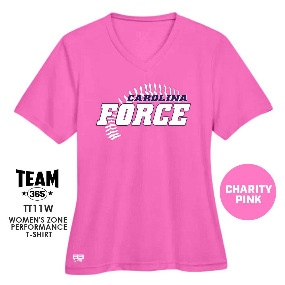 Carolina Force Softball V3 - Cool & Dry Performance Women's Shirt - MULTIPLE COLORS AVAILABLE - 83Swag