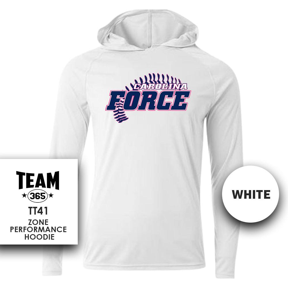 Carolina Force Softball V3 - Lightweight Performance Hoodie - MULTIPLE COLORS - 83Swag