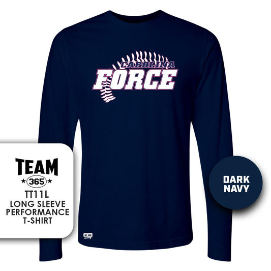 Carolina Force Softball V3 - Lightweight Performance Long Sleeve - MULTIPLE COLORS - 83Swag
