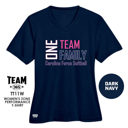 Carolina Force Softball V5 - Cool & Dry Performance Women's Shirt - MULTIPLE COLORS AVAILABLE - 83Swag