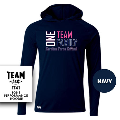 Carolina Force Softball V5 - Lightweight Performance Hoodie - MULTIPLE COLORS - 83Swag