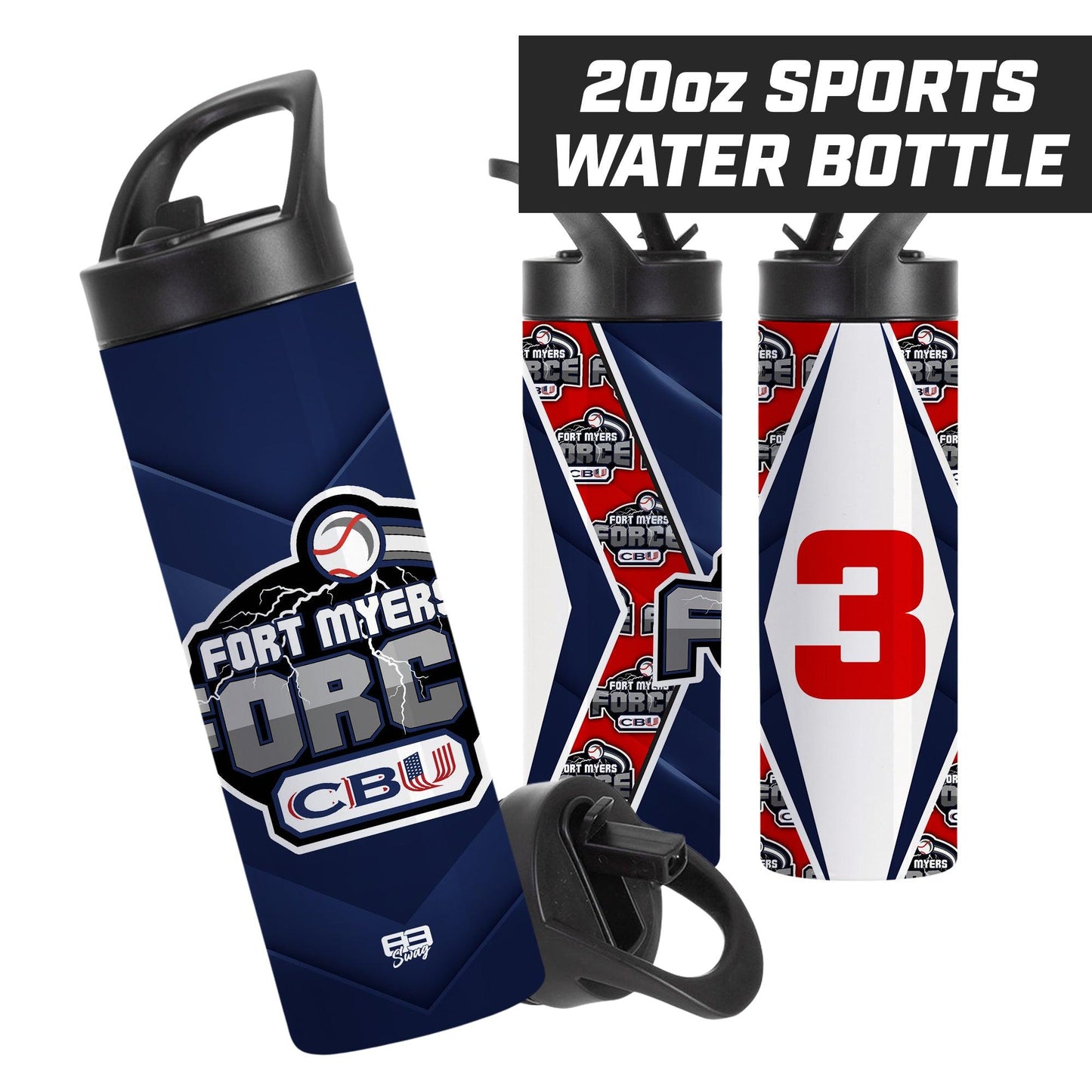 CBU Fort Myers Force - 20oz Sports Tumbler - 83Swag