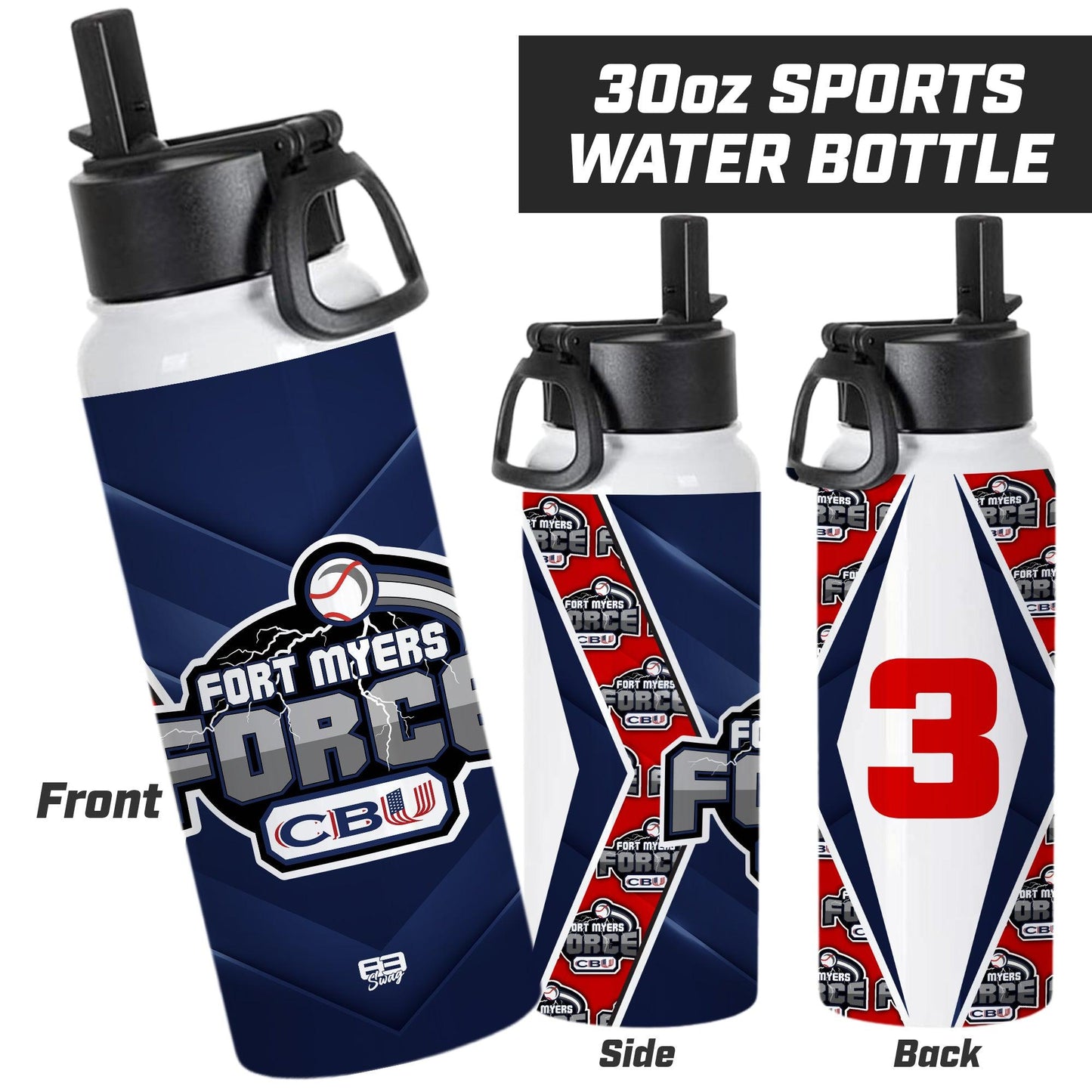 CBU Fort Myers Force - 30oz Sports Tumbler - 83Swag