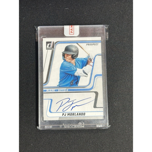 2025 Panini Donruss PJ MORLANDO Next Day Prospect On-Card Auto Marlins #ND-PM