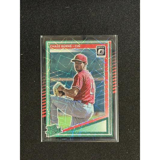 2025 Donruss Optic Chase Burns Black Lazer 01/39
