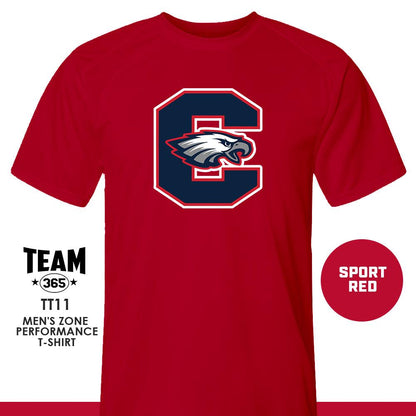 Centennial Eagles - LOGO 1 - Crew - Performance T-Shirt - 83Swag