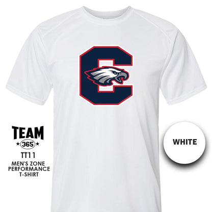 Centennial Eagles - LOGO 1 - Crew - Performance T-Shirt - 83Swag