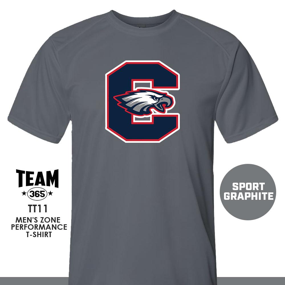 Centennial Eagles - LOGO 1 - Crew - Performance T-Shirt - 83Swag