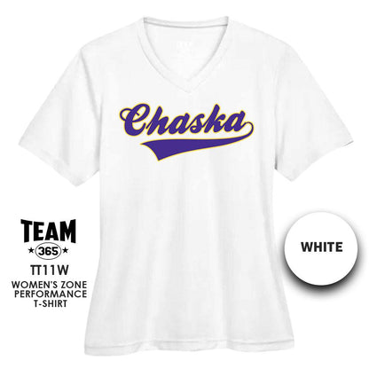 Chaska Hawks Baseball V1 - Cool & Dry Performance Women's Shirt - MULTIPLE COLORS AVAILABLE - 83Swag