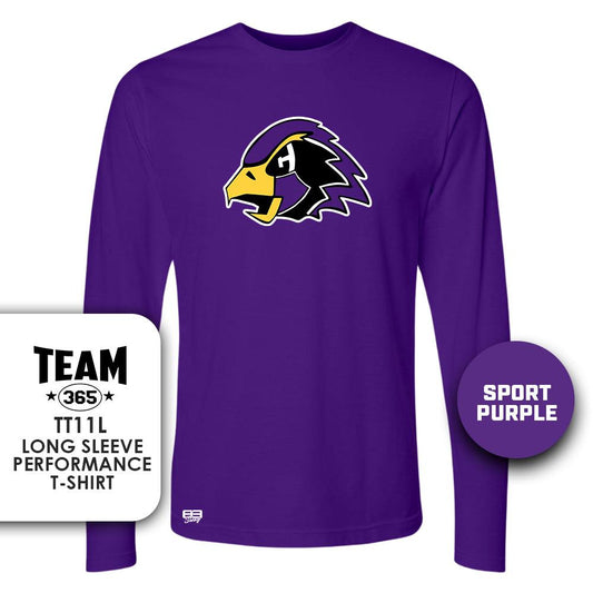 Chaska Hawks Baseball V2 - Lightweight Performance Long Sleeve - MULTIPLE COLORS - 83Swag