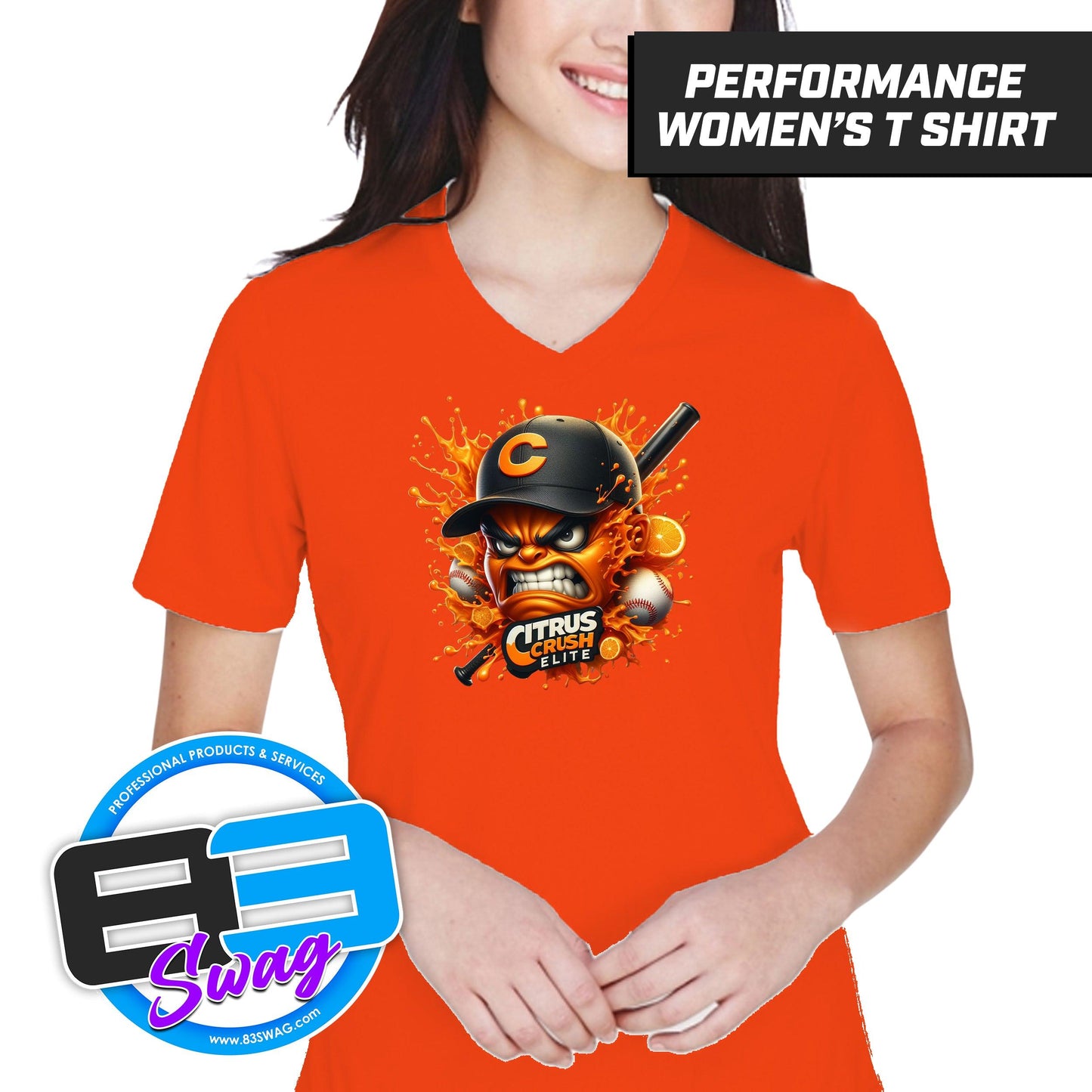 Citrus Crush Elite Inc - Cool & Dry Performance Women's Shirt - 83Swag