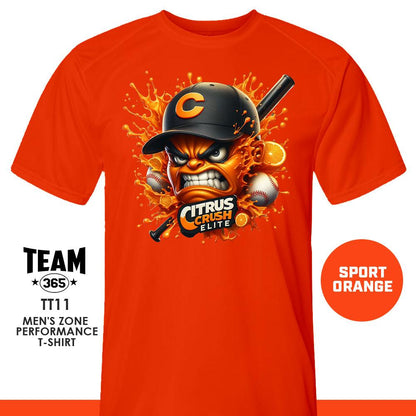 Citrus Crush Elite Inc - Crew - Performance T-Shirt - 83Swag