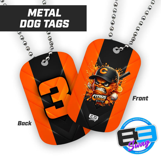 Citrus Crush Elite Inc - Double Sided Dog Tags - Includes Chain - 83Swag