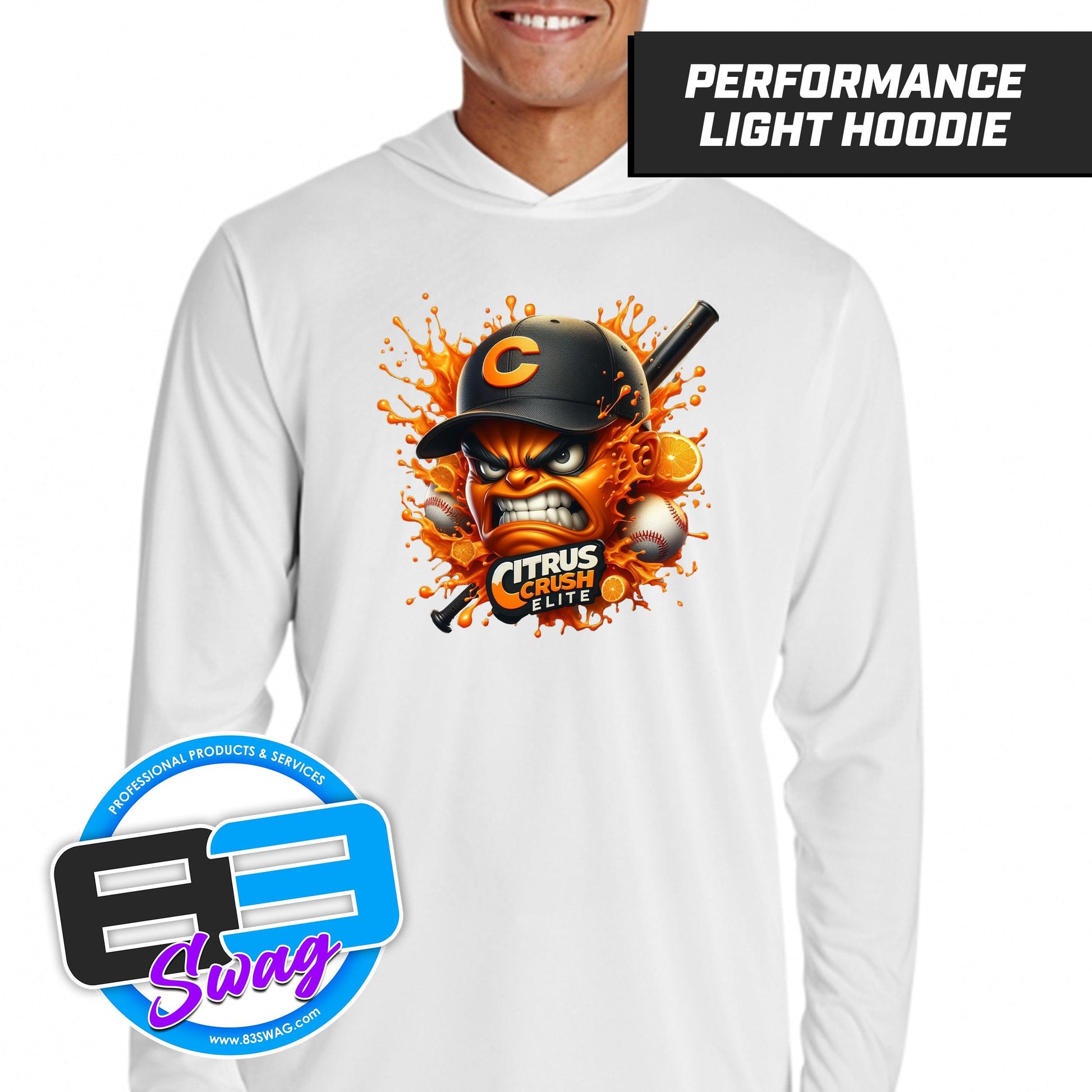 Citrus Crush Elite Inc - Lightweight Performance Hoodie - 83Swag