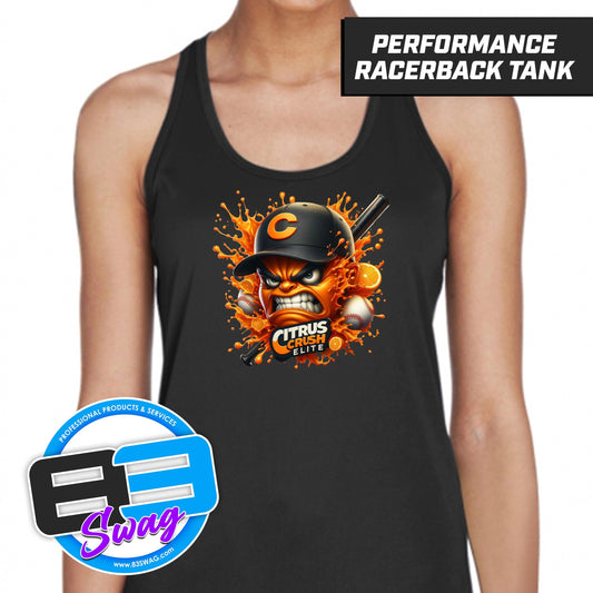 Citrus Crush Elite Inc - Women's Zone Performance Racerback Tank - 83Swag