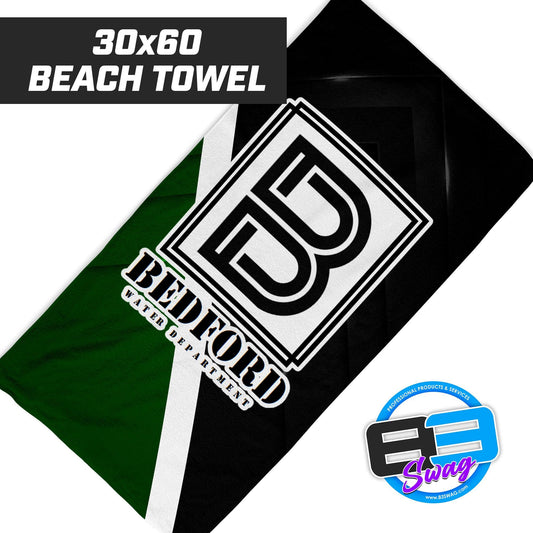 City of Bedford Water Department - 30"x60" Beach Towel - 83Swag