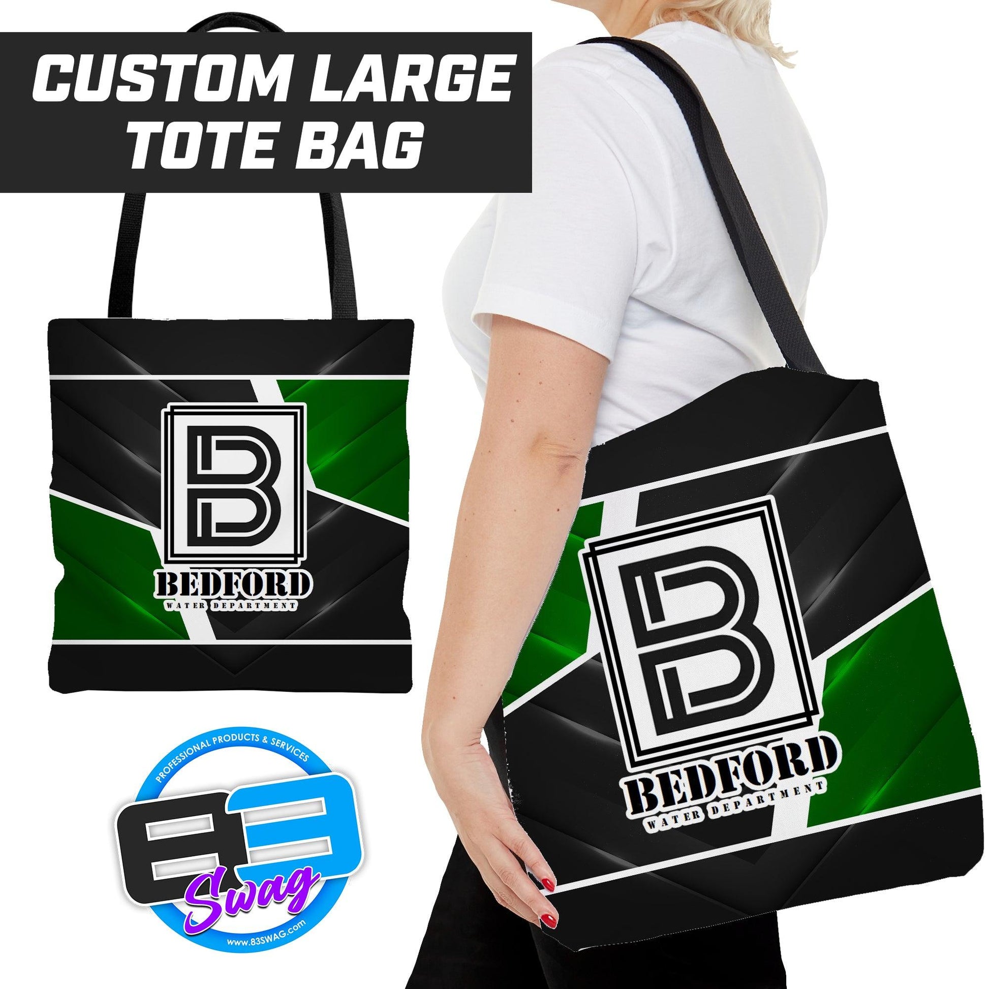 City of Bedford Water Department - Tote Bag - 83Swag