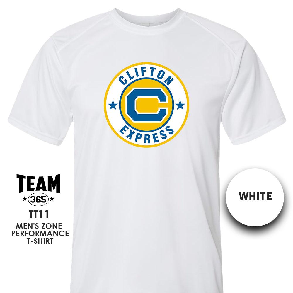 Clifton Express - LOGO 1 - Crew - Performance T-Shirt - 83Swag