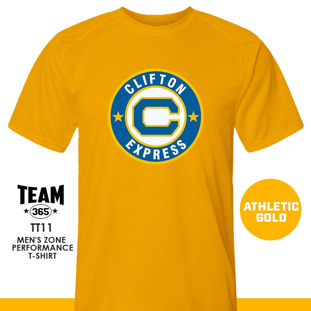 Clifton Express - LOGO 1 - Crew - Performance T-Shirt - 83Swag