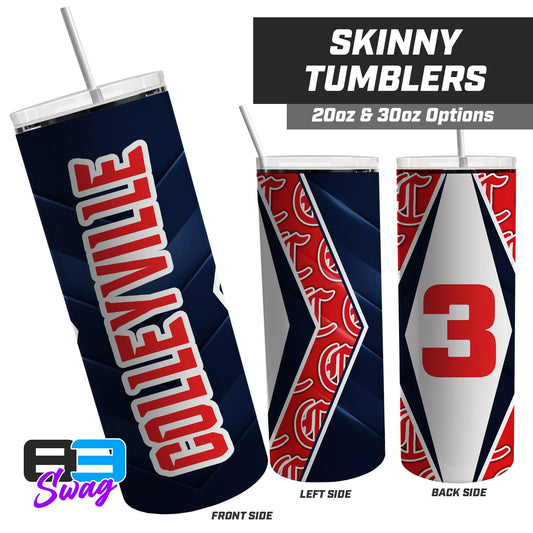 Colleyville Stars Baseball '24 Edition - 20oz & 30oz Skinny Tumbler - 83Swag