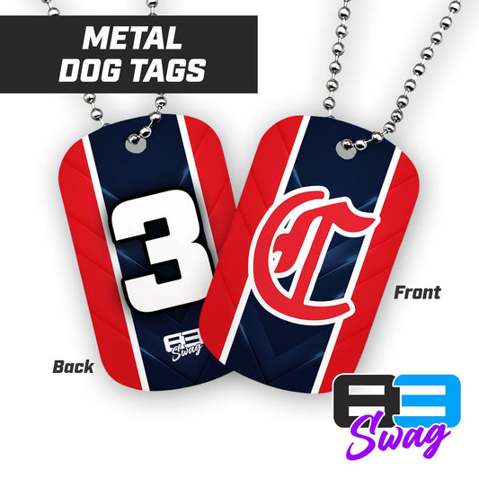 Colleyville Stars Baseball '24 Edition - Double Sided Dog Tags - Includes Chain - 83Swag