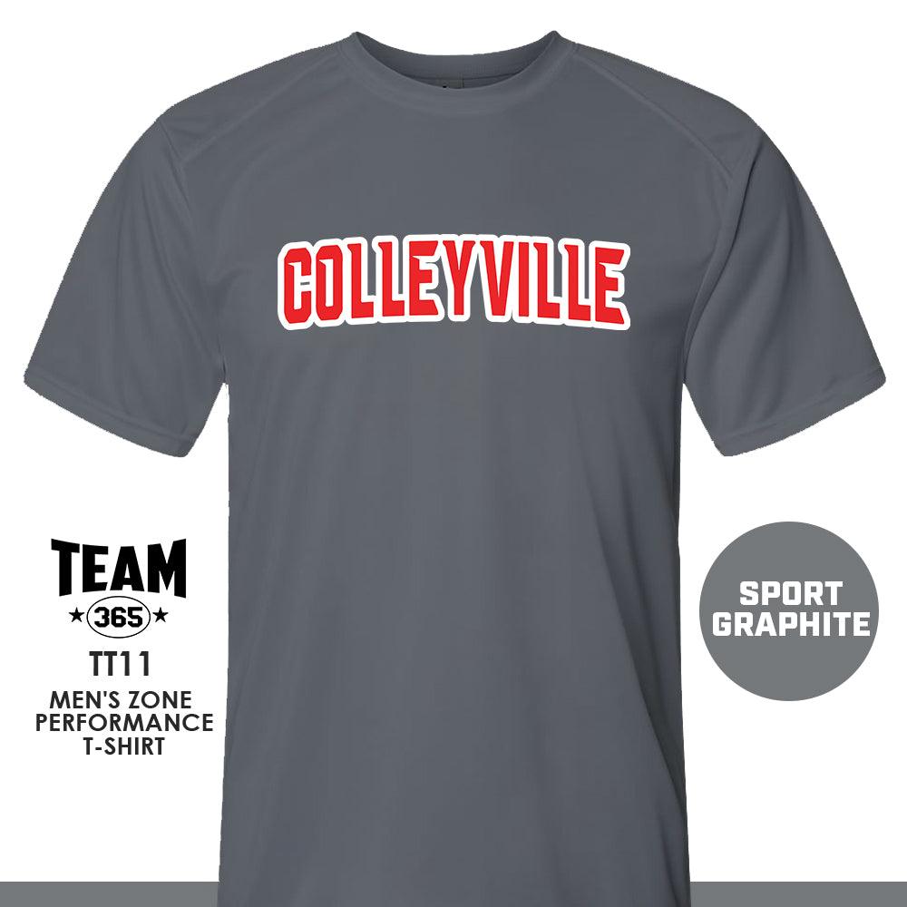 Colleyville Stars Baseball '24 Edition - Logo 1 - Crew - Performance T-Shirt - 83Swag