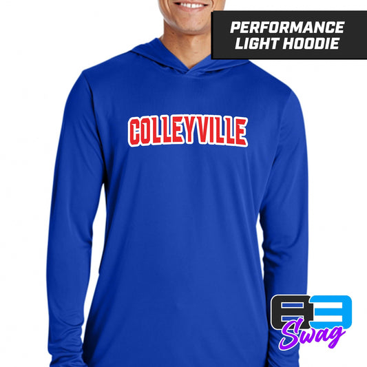 Colleyville Stars Baseball '24 Edition - LOGO 1 - Lightweight Performance Hoodie - 83Swag