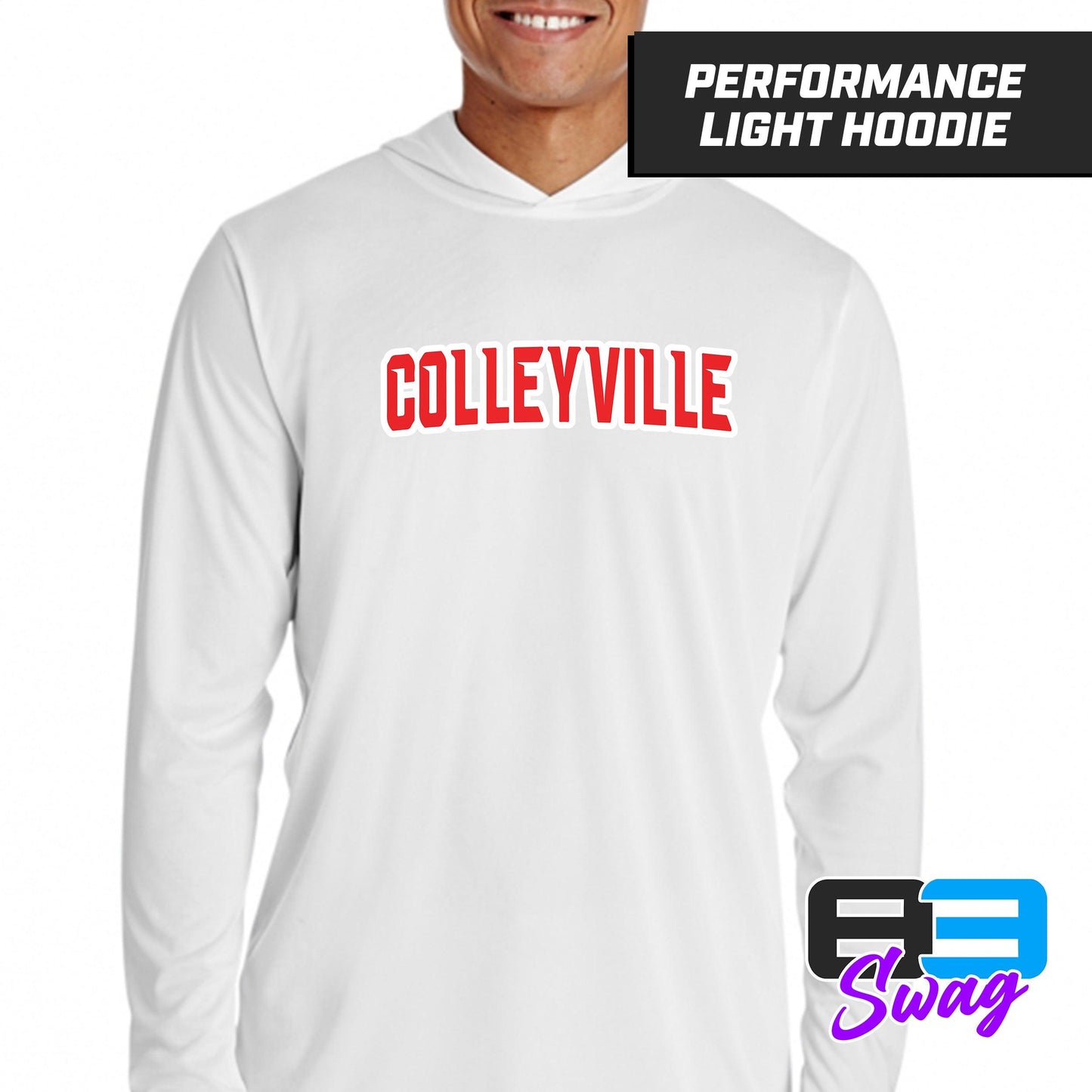 Colleyville Stars Baseball '24 Edition - LOGO 1 - Lightweight Performance Hoodie - 83Swag