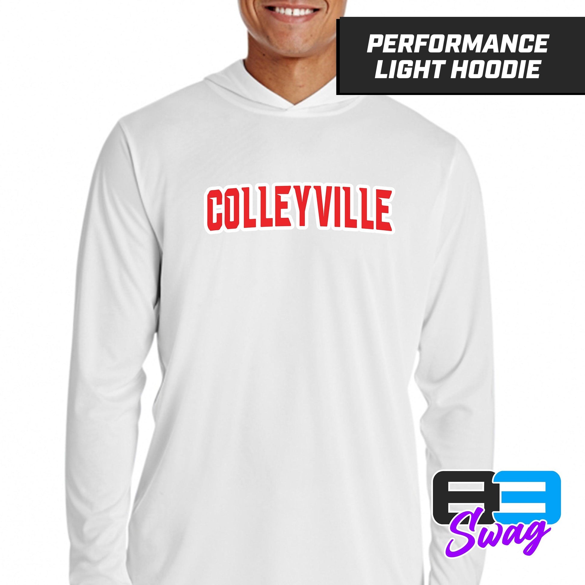 Colleyville Stars Baseball '24 Edition - LOGO 1 - Lightweight Performance Hoodie - 83Swag