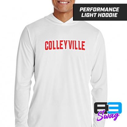 Colleyville Stars Baseball '24 Edition - LOGO 1 - Lightweight Performance Hoodie - 83Swag