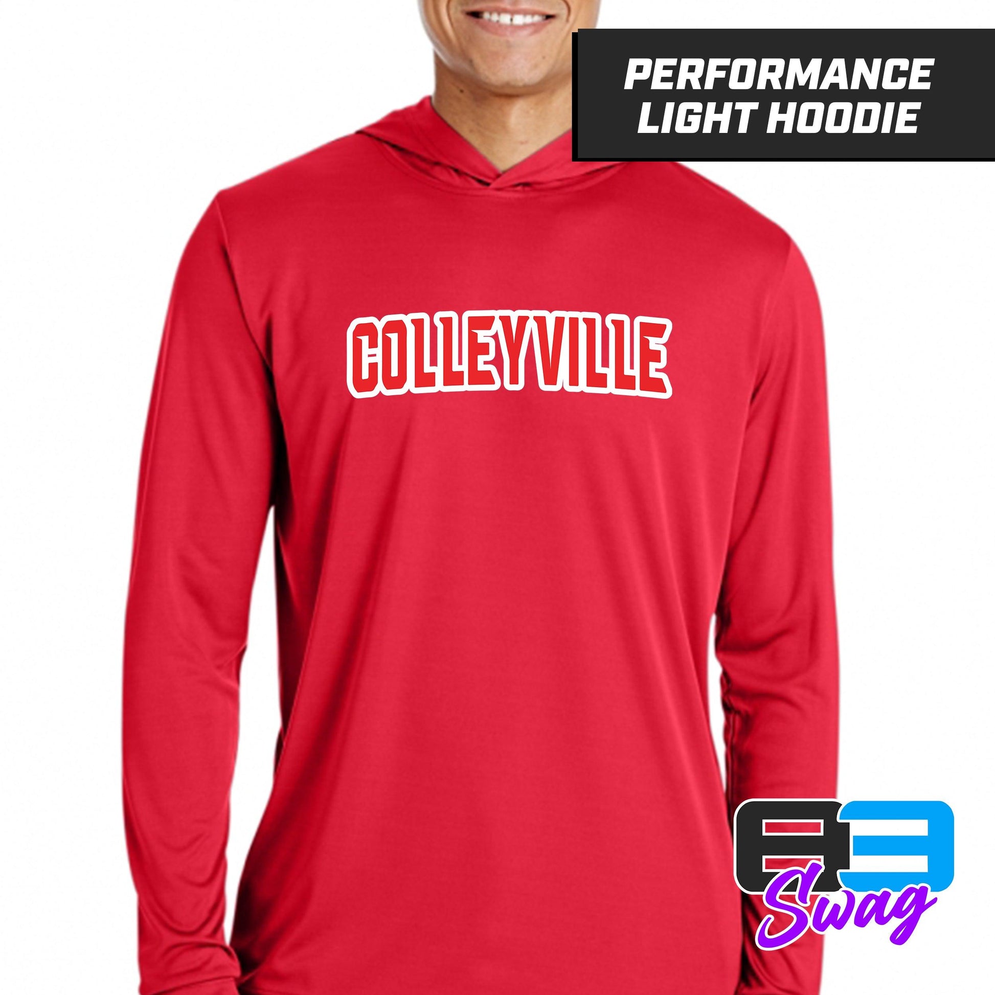 Colleyville Stars Baseball '24 Edition - LOGO 1 - Lightweight Performance Hoodie - 83Swag