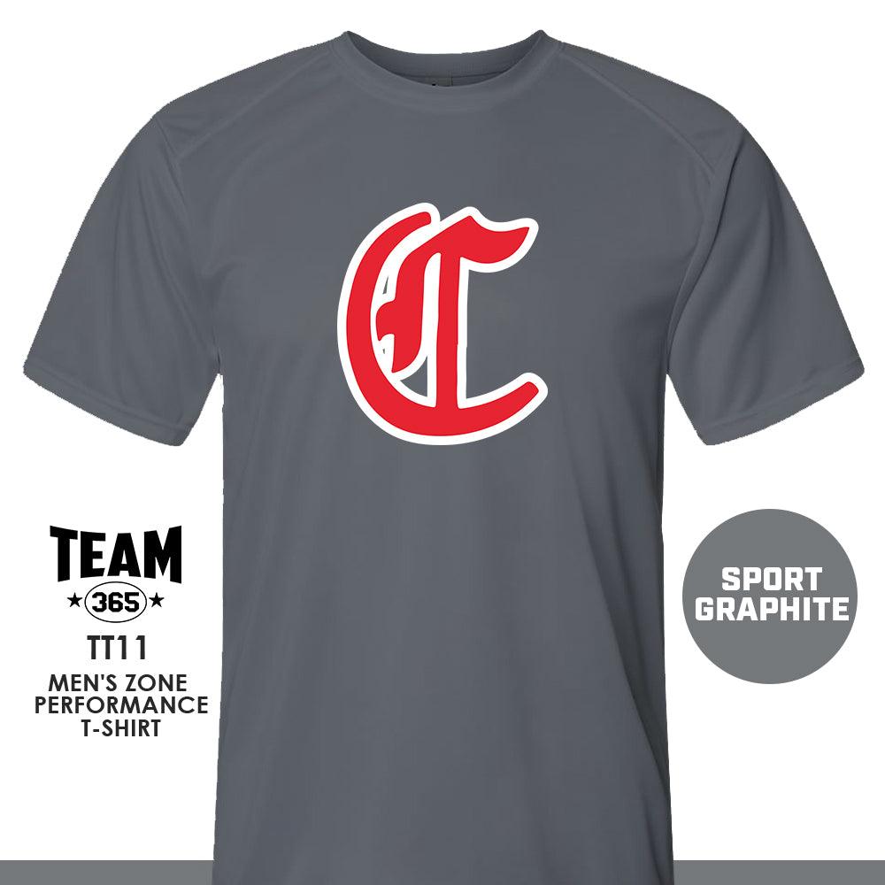 Colleyville Stars Baseball '24 Edition - Logo 2 - Crew - Performance T-Shirt - 83Swag