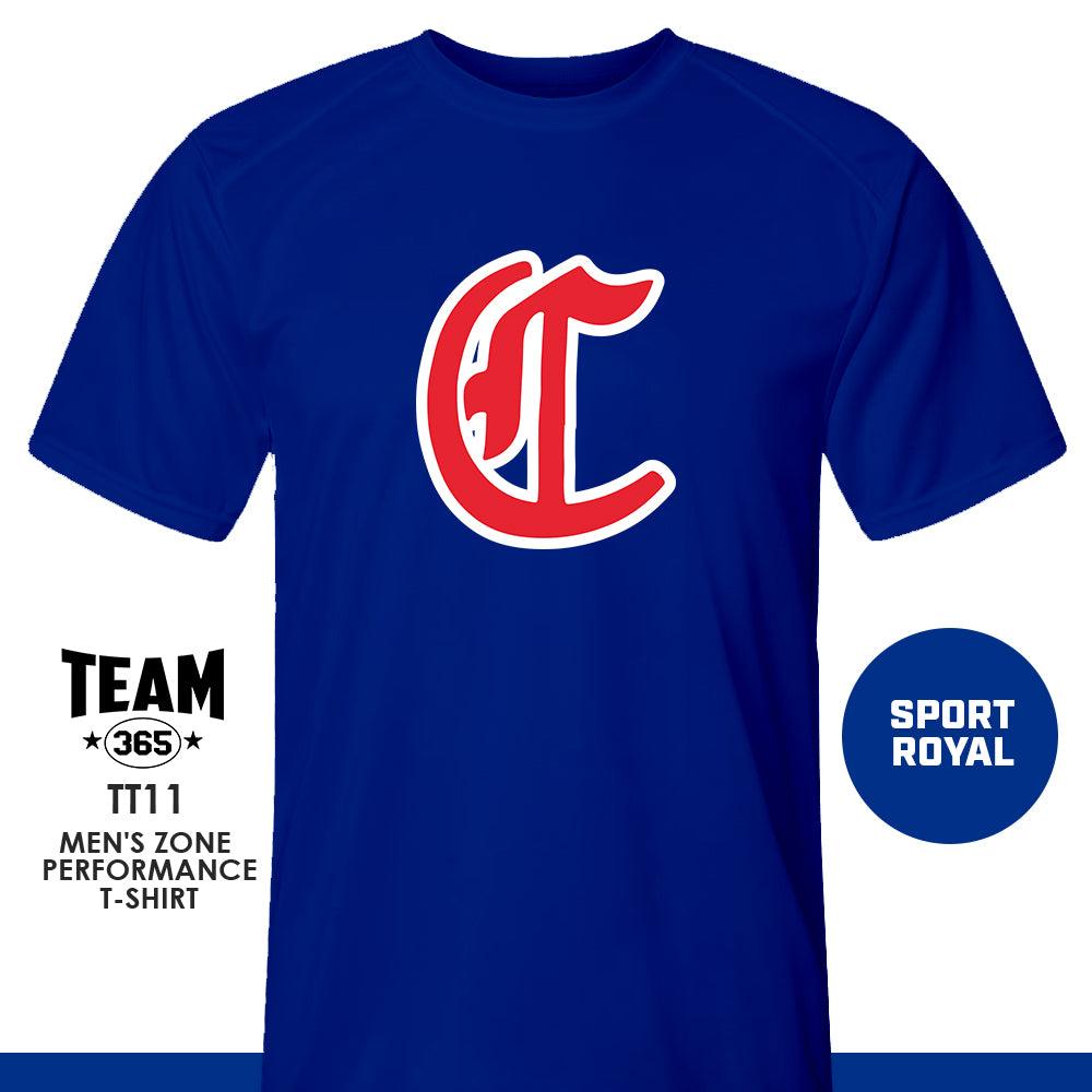 Colleyville Stars Baseball '24 Edition - Logo 2 - Crew - Performance T-Shirt - 83Swag