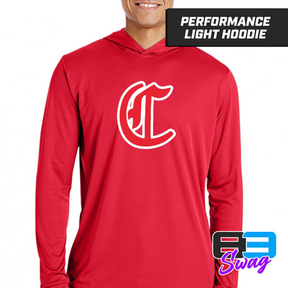 Colleyville Stars Baseball '24 Edition - LOGO 2 - Lightweight Performance Hoodie - 83Swag