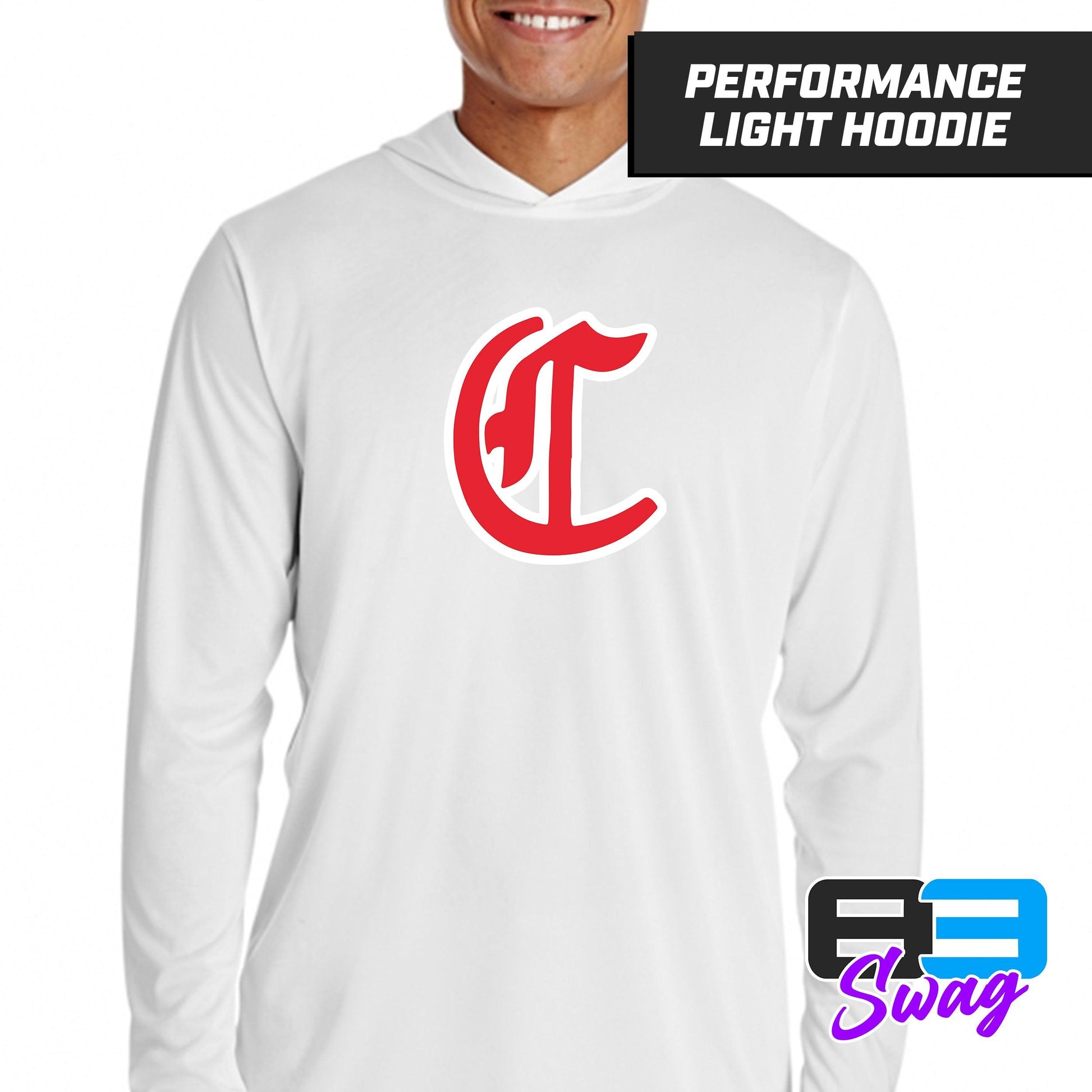 Colleyville Stars Baseball '24 Edition - LOGO 2 - Lightweight Performance Hoodie - 83Swag