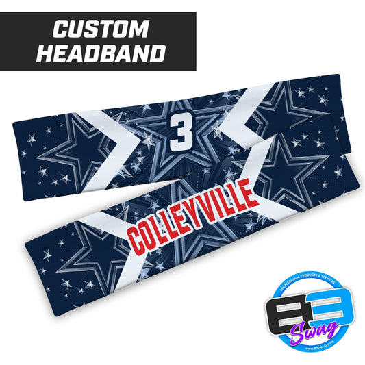 Colleyville Stars Baseball - Headband - 83Swag