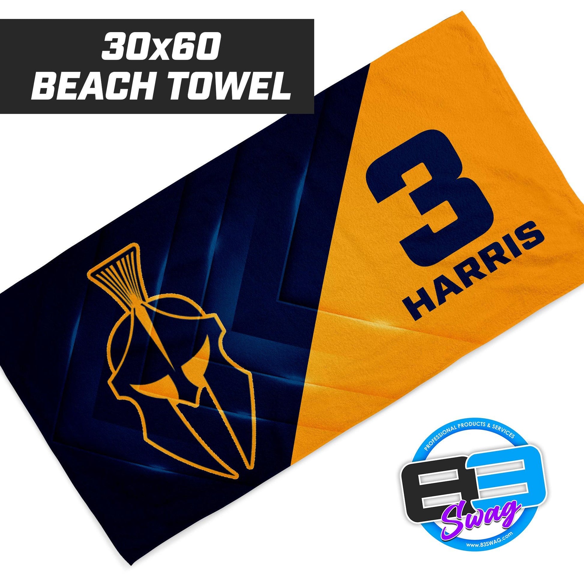 CONQUERORS Basketball - 30"x60" Beach Towel - 83Swag