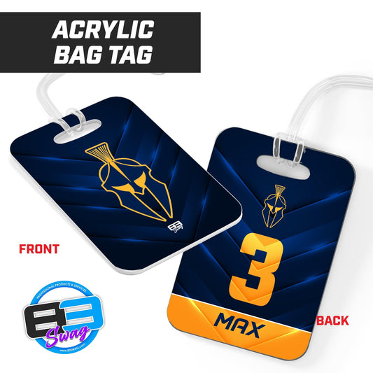 CONQUERORS Basketball - Hard Acrylic Bag Tag - 83Swag