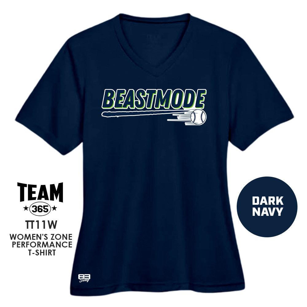 Cool & Dry Performance Women's Shirt - MULTIPLE COLORS AVAILABLE - Arkansas Beastmode Baseball - 83Swag