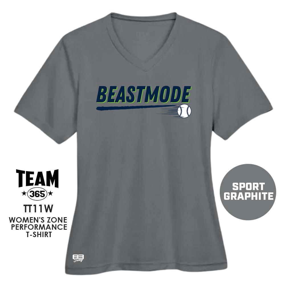 Cool & Dry Performance Women's Shirt - MULTIPLE COLORS AVAILABLE - Arkansas Beastmode Baseball - 83Swag