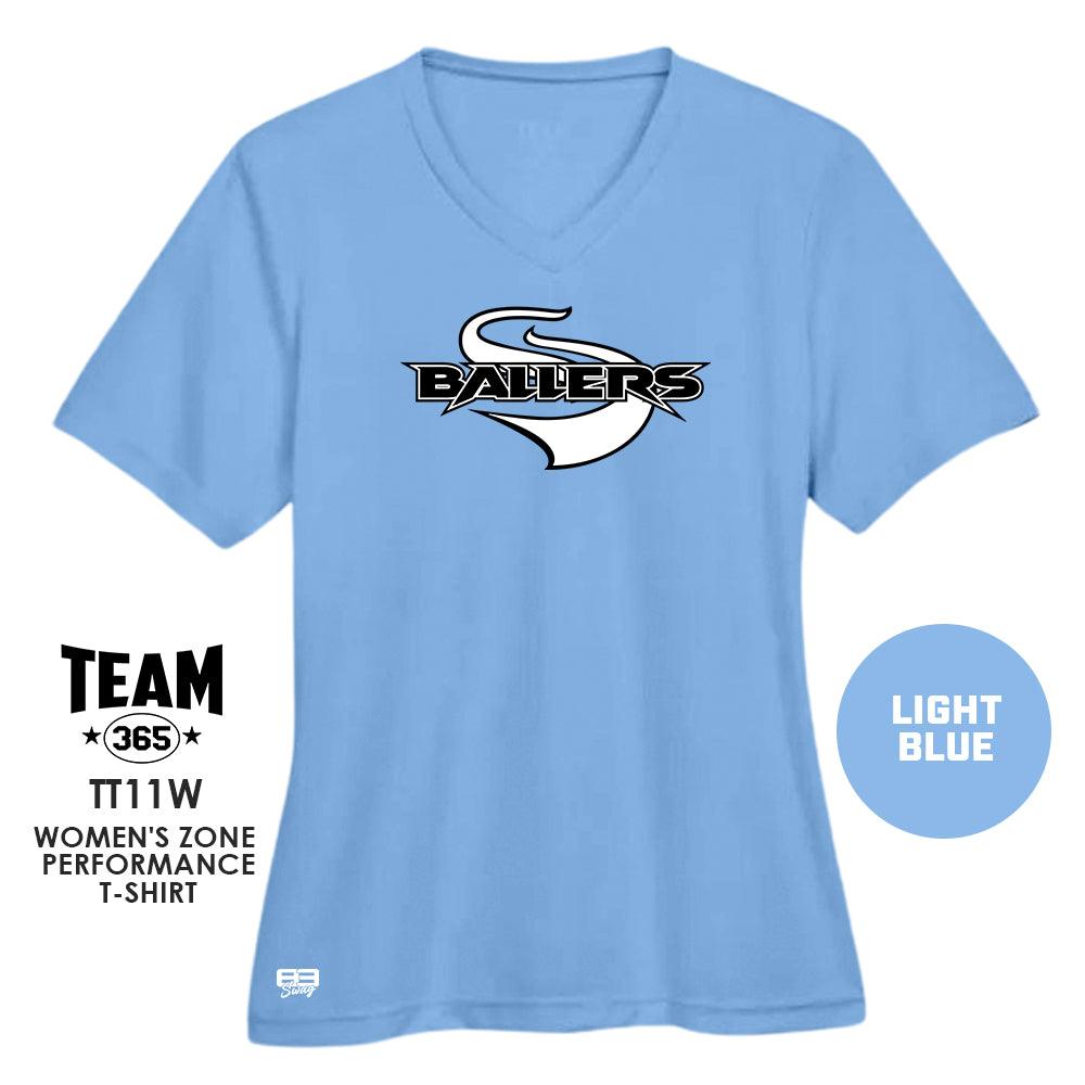 Cool & Dry Performance Women's Shirt - MULTIPLE COLORS AVAILABLE - Ballers - 83Swag