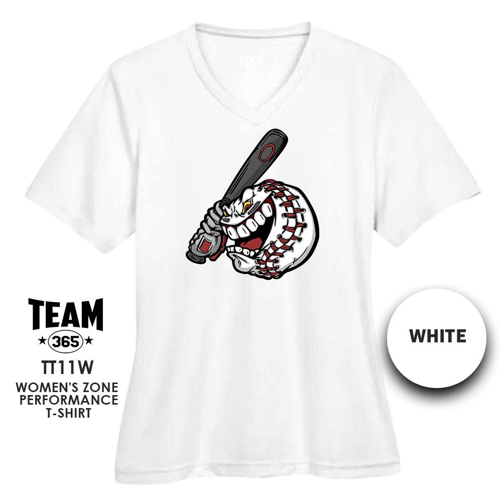 Cool & Dry Performance Women's Shirt - MULTIPLE COLORS AVAILABLE - Bat Attack Baseball 2 - 83Swag