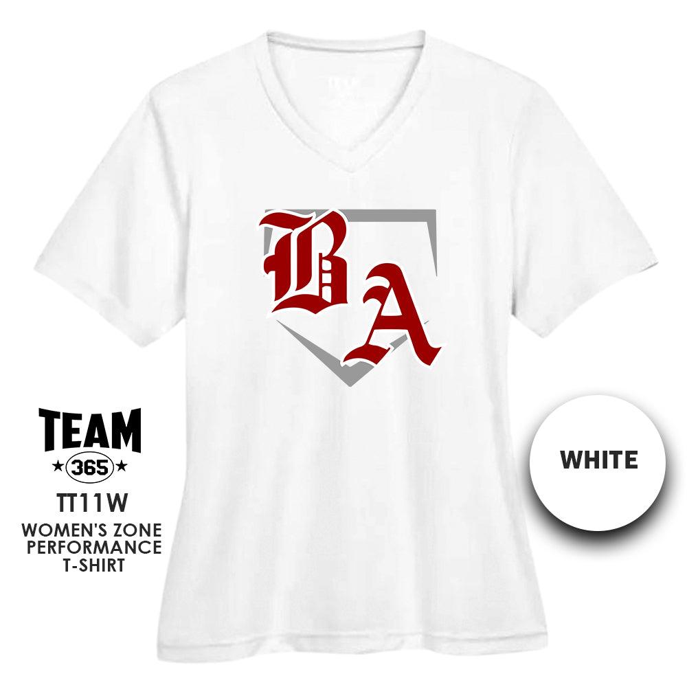 Cool & Dry Performance Women's Shirt - MULTIPLE COLORS AVAILABLE - Bat Attack Baseball - 83Swag