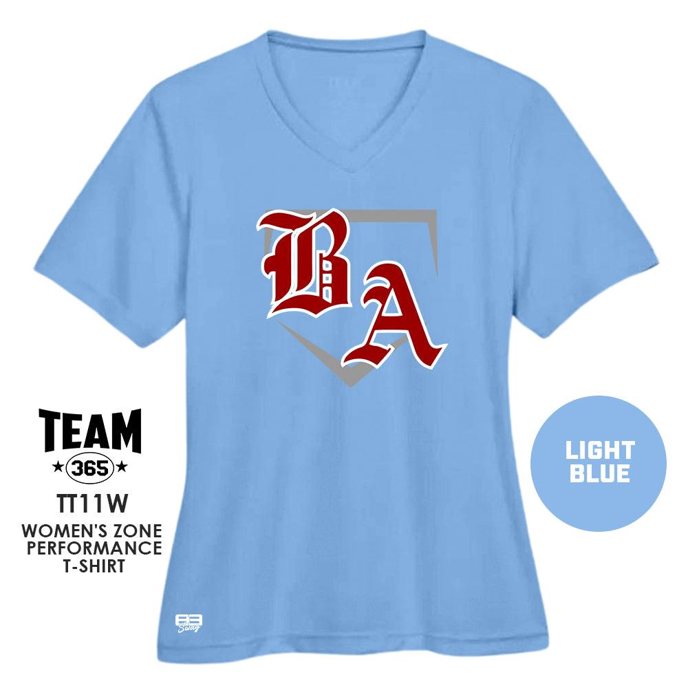 Cool & Dry Performance Women's Shirt - MULTIPLE COLORS AVAILABLE - Bat Attack Baseball - 83Swag