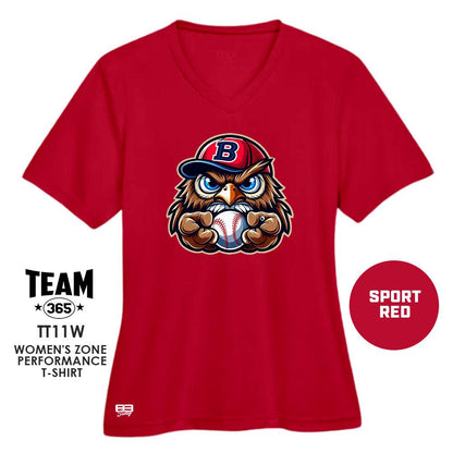 Cool & Dry Performance Women's Shirt - MULTIPLE COLORS AVAILABLE - Bay Area Barnstormers - 83Swag