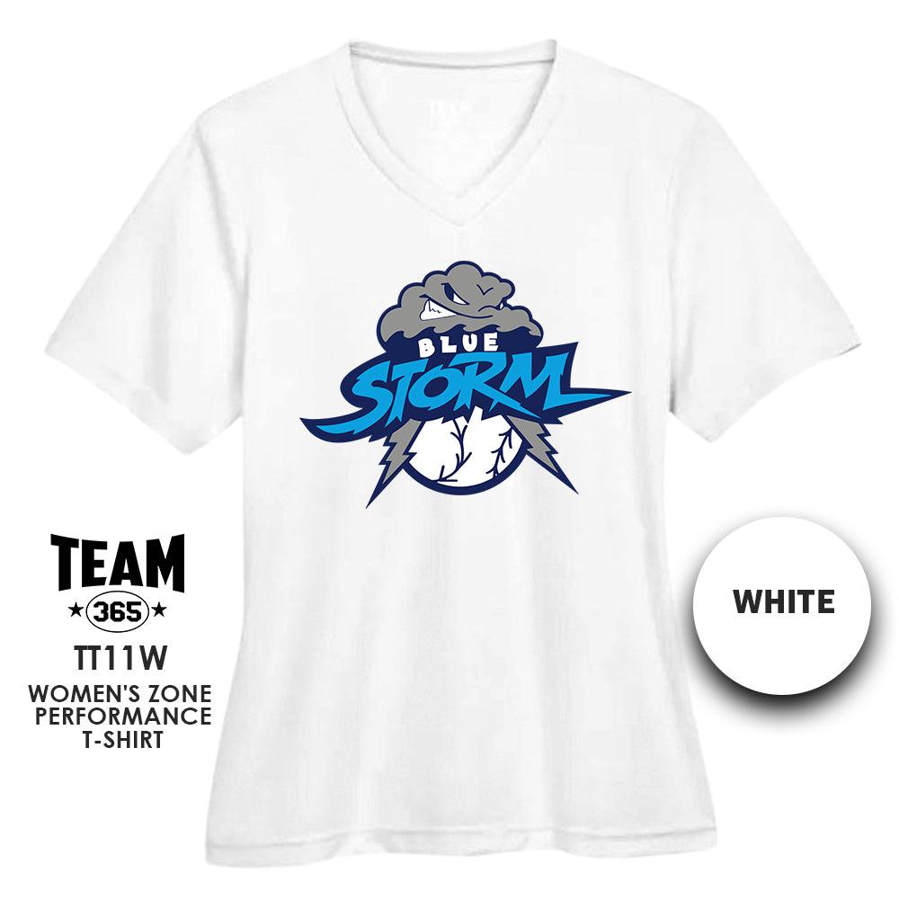 Cool & Dry Performance Women's Shirt - MULTIPLE COLORS AVAILABLE - Blue Storm Baseball - 83Swag