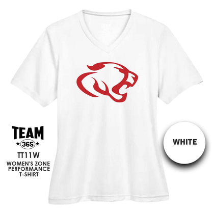 Cool & Dry Performance Women's Shirt - MULTIPLE COLORS AVAILABLE - Crosby Cougars V2 - 83Swag