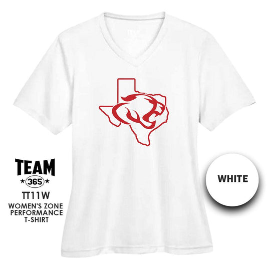 Cool & Dry Performance Women's Shirt - MULTIPLE COLORS AVAILABLE - Crosby Cougars V3 - 83Swag